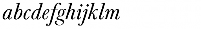URW Baskerville Italic Font LOWERCASE