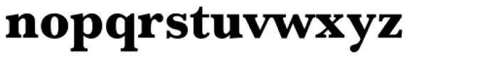 URW Baskerville Narrow ExtraBold Font LOWERCASE