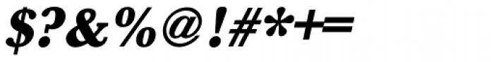 URW Baskerville UltraBold Oblique Font OTHER CHARS