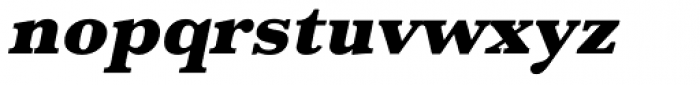 URW Baskerville UltraBold Oblique Font LOWERCASE