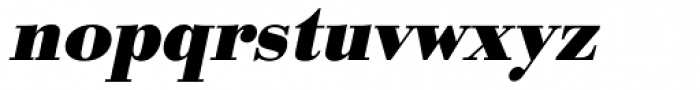 URW Bodoni Bold Oblique Font LOWERCASE