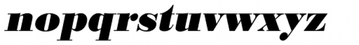 URW Bodoni ExtraBold Oblique Font LOWERCASE