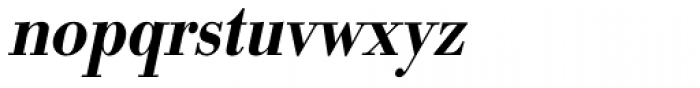 URW Bodoni ExtraNarrow Medium Oblique Font LOWERCASE
