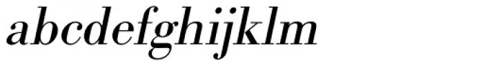 URW Bodoni Oblique Font LOWERCASE