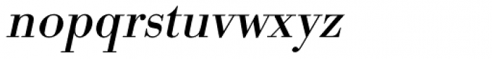 URW Bodoni Oblique Font LOWERCASE