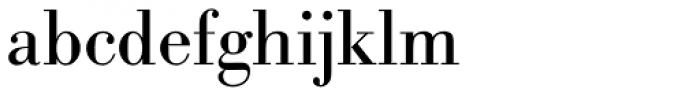 URW Bodoni Regular Font LOWERCASE