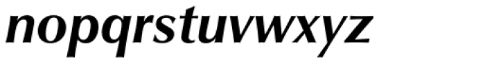 URW Classico Bold Italic Font LOWERCASE
