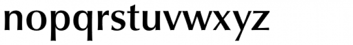 URW Classico Medium Font LOWERCASE