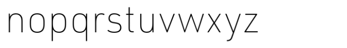 URW DIN Arabic Thin Font LOWERCASE