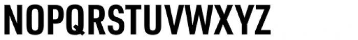 URW DIN Condensed Bold Font UPPERCASE