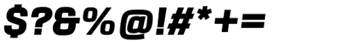 URW Dock Black Italic Font OTHER CHARS