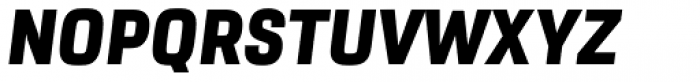 URW Dock Condensed Black Italic Font UPPERCASE