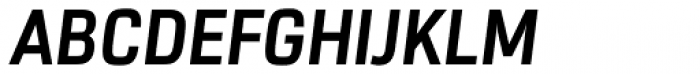 URW Dock Condensed Bold Italic Font UPPERCASE