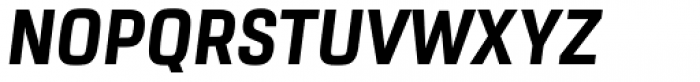URW Dock Condensed Extra Bold Italic Font UPPERCASE