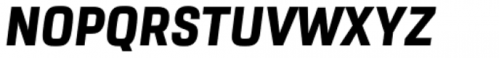 URW Dock Condensed Heavy Italic Font UPPERCASE