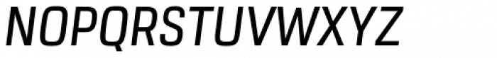 URW Dock Condensed Medium Italic Font UPPERCASE