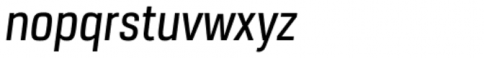 URW Dock Condensed Medium Italic Font LOWERCASE