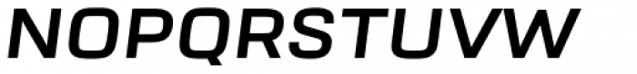 URW Dock Extended Bold Italic Font UPPERCASE