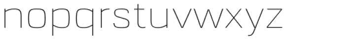 URW Dock Extended Thin Font LOWERCASE