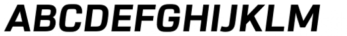 URW Dock Extra Bold Italic Font UPPERCASE