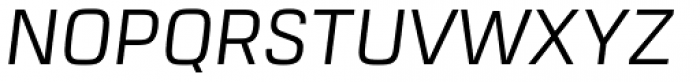 URW Dock Italic Font UPPERCASE