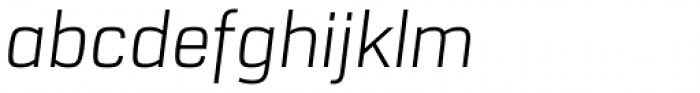 URW Dock Light Italic Font LOWERCASE