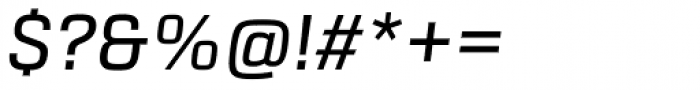 URW Dock Medium Italic Font OTHER CHARS