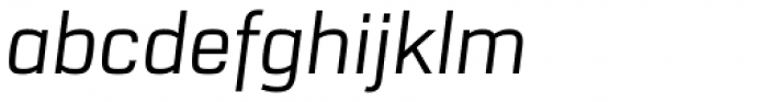 URW Dock Regular Italic Font LOWERCASE