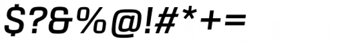 URW Dock Semi Bold Italic Font OTHER CHARS