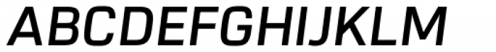 URW Dock Semi Bold Italic Font UPPERCASE