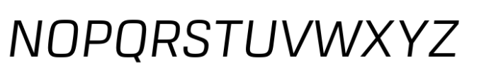 URW Dock Std Regular Italic Font UPPERCASE