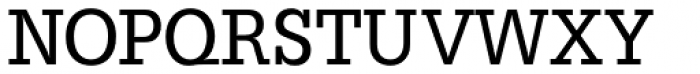 URW Egyptienne ExtraNarrow Regular Font UPPERCASE