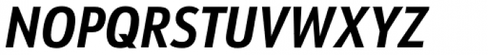 URW Form Cond Bold Italic Font UPPERCASE