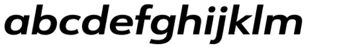 URW Form Expand Bold Italic Font LOWERCASE