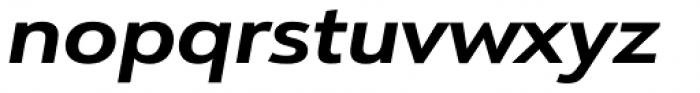 URW Form Expand Bold Italic Font LOWERCASE