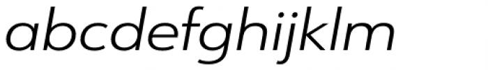 URW Form Expand Light Italic Font LOWERCASE