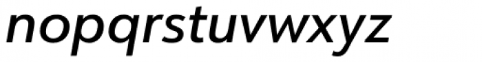 URW Form Medium Italic Font LOWERCASE