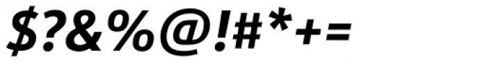 URW Form Semi Cond Bold Italic Font OTHER CHARS