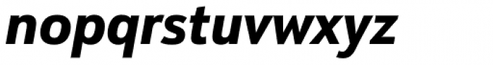 URW Form Semi Cond Extra Bold Italic Font LOWERCASE