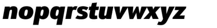 URW Form Semi Cond Poster Italic Font LOWERCASE