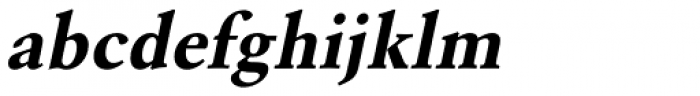 URW Garamond Bold Oblique Font LOWERCASE