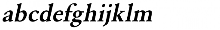 URW Garamond Demi Oblique Font LOWERCASE