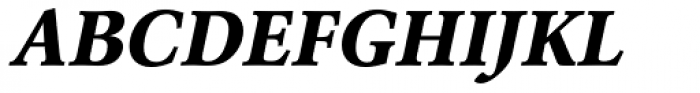 URW Garamond ExtraBold Oblique Font UPPERCASE