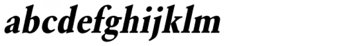 URW Garamond ExtraNarrow Bold Oblique Font LOWERCASE