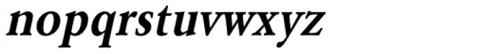 URW Garamond ExtraNarrow Demi Oblique Font LOWERCASE