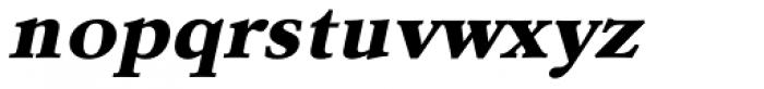 URW Garamond ExtraWide ExtraBold Oblique Font LOWERCASE