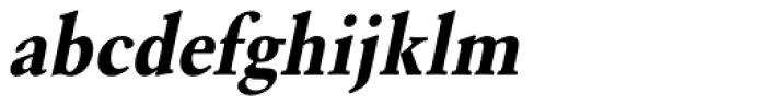 URW Garamond Narrow Bold Oblique Font LOWERCASE