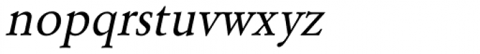 URW Garamond Narrow Oblique Font LOWERCASE