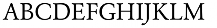URW Garamond Regular Font UPPERCASE