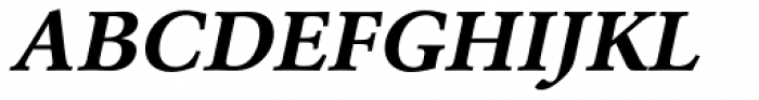 URW Garamond Wide Bold Oblique Font UPPERCASE
